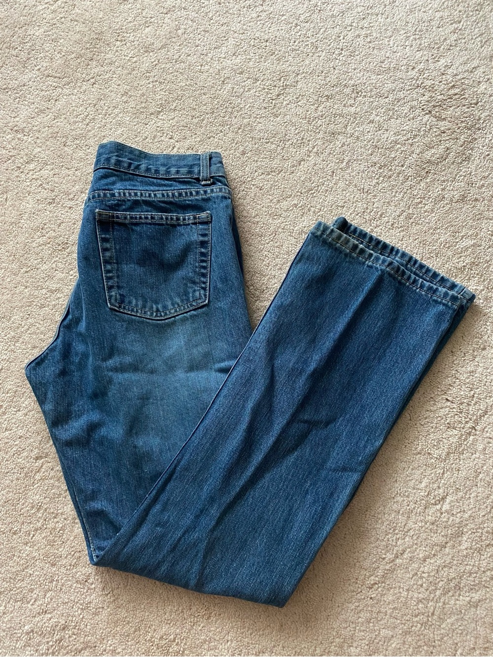 Old Navy Womans Blue Relaxed Fit Jeans
